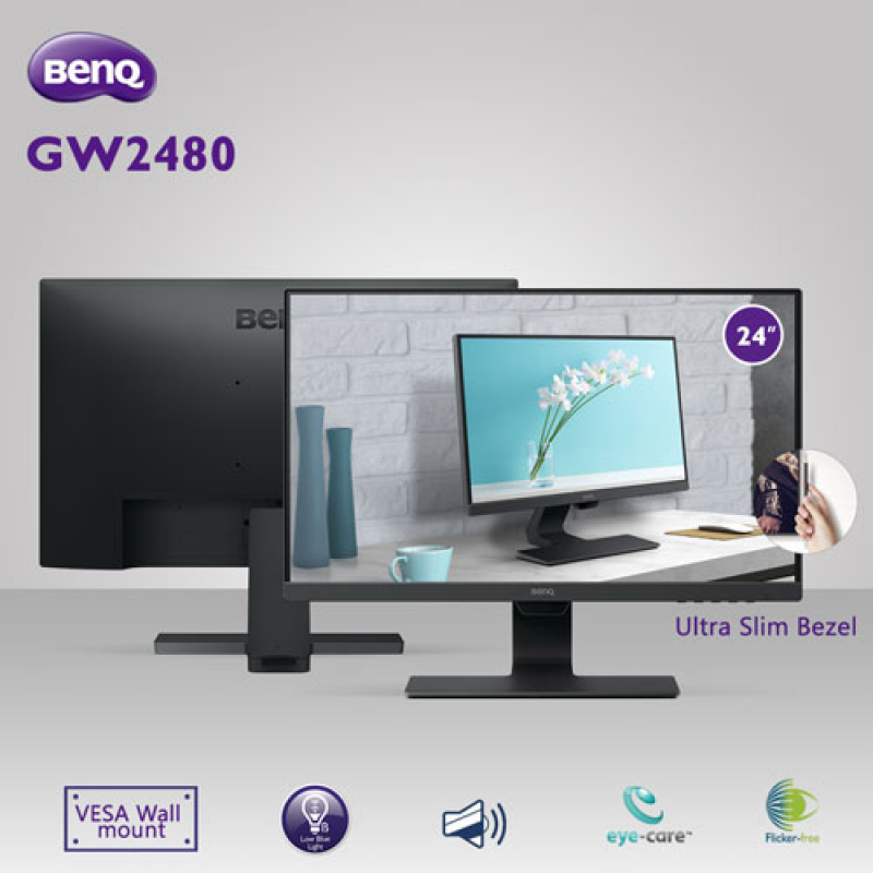 Monitor BenQ GW2480 24 inch Full HD Eye-Care Business IPS Panel